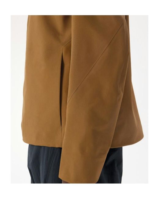 Veilance Brown Centroid Waterproof Performance Jacket for men