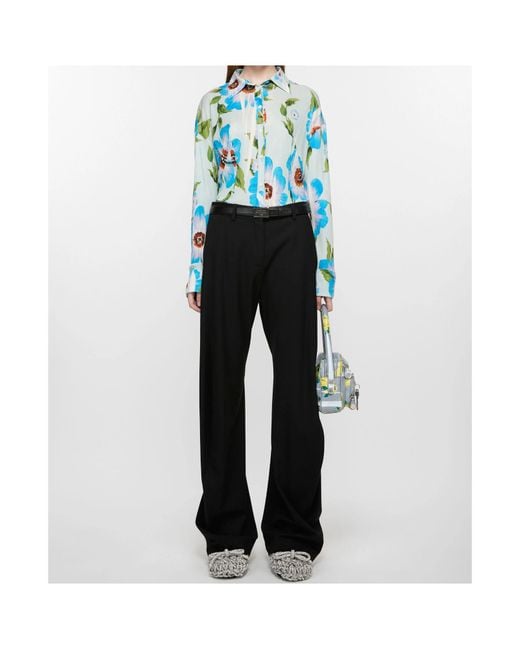 Acne Black Tailored Trousers