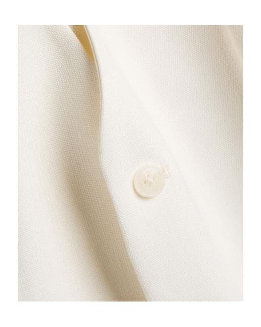 Anine Bing White Mario Woven Vest
