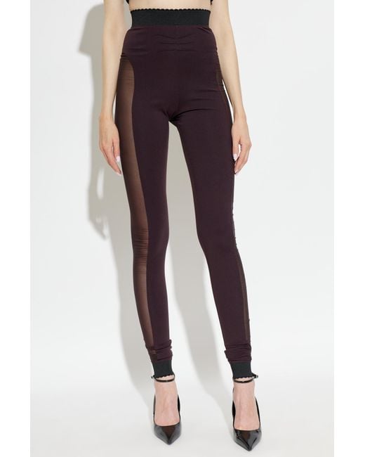 The Attico Purple The Slim Fit Trousers