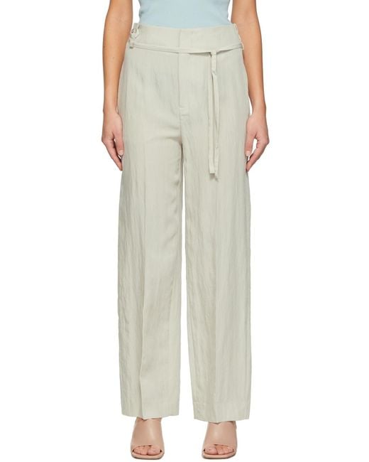 Vince Multicolor Straight Casual Pants