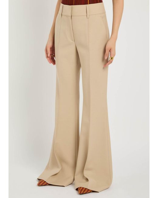 Gabriela Hearst Natural Rhein Wool Trousers