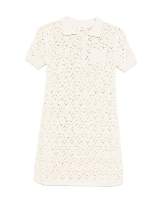 Céline White Mini Dress