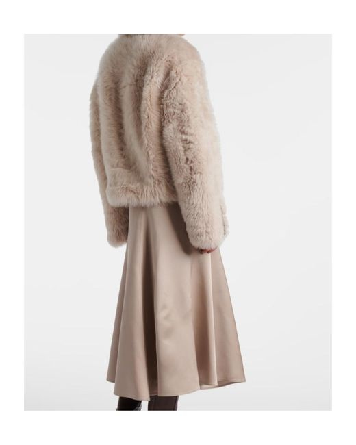 Brunello Cucinelli Natural Shearling Jacket