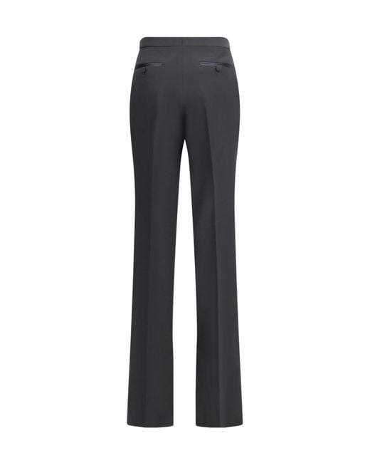 Tom Ford Black Straight-Leg Tailored Tuxedo Trousers