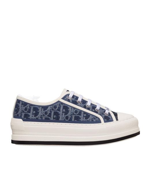 Dior Blue Walk'N' Platform Sneaker