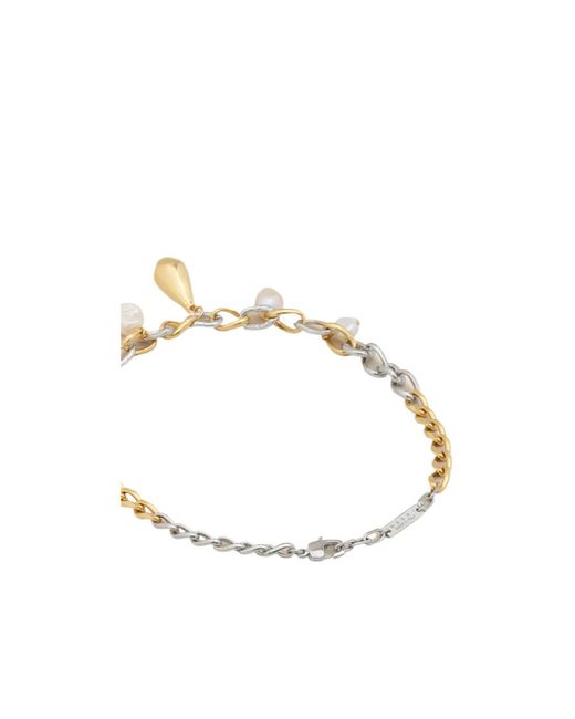 Marni Metallic Embellished Chain Necklace