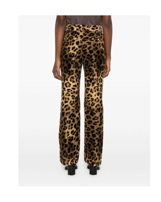 Ba&sh Natural Casual Pants With Belt Loops