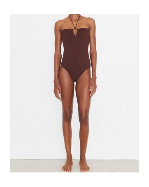 Tory Burch Red Halter Swimsuit