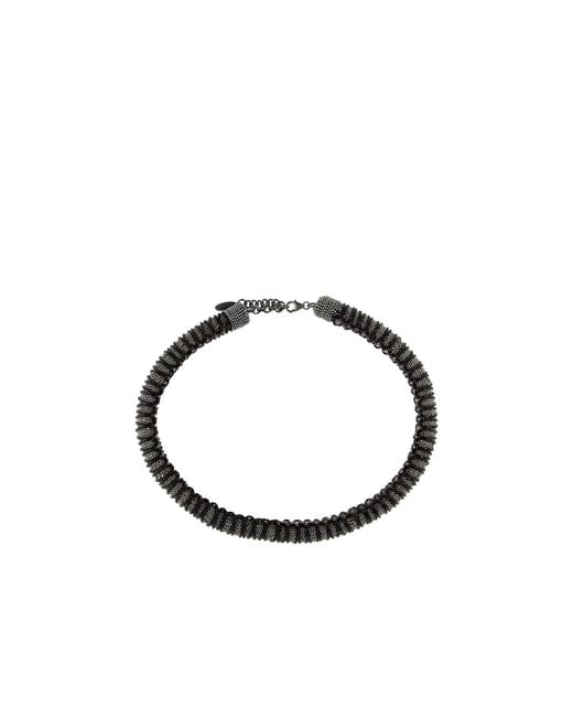 Brunello Cucinelli Metallic Monile Choker Necklace
