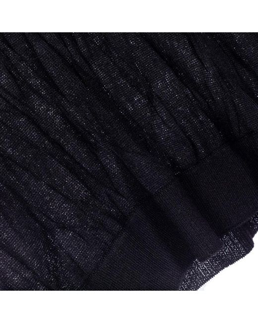 Helmut Lang Blue Round-Neck Vest
