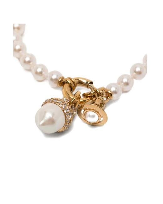 Vivienne Westwood Metallic Pearl Bracelet