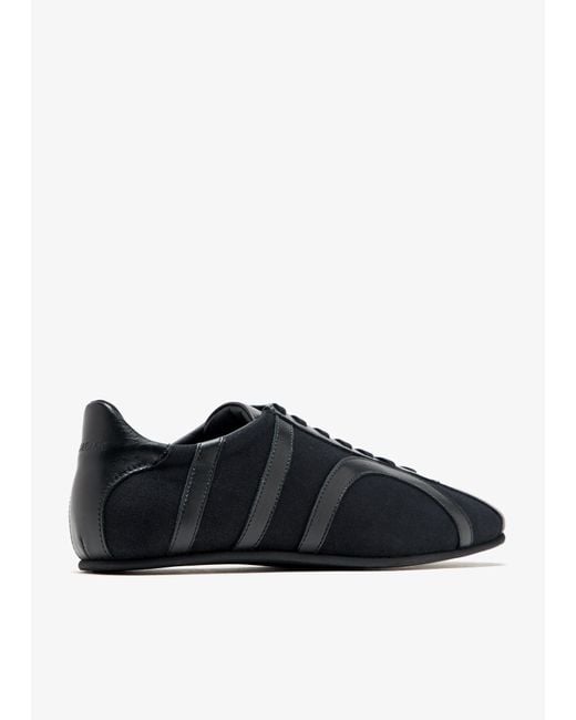 Totême Black Totême Lace-Up Sneakers