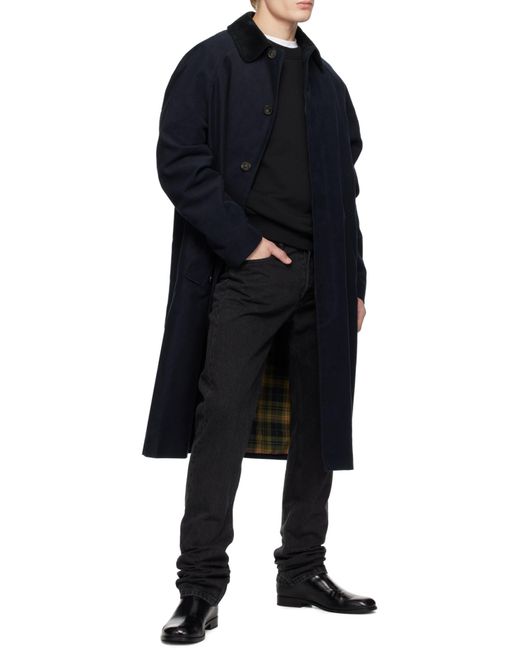 A.P.C. Black Mid-Rise Straight-Leg Jeans for men