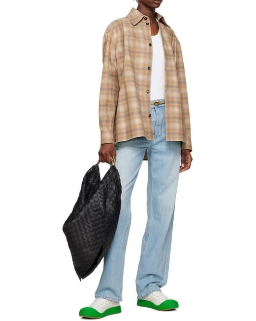 Bottega Veneta Black Foulard Shoulder Bag