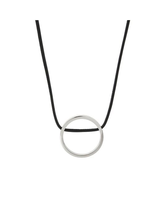 Max Mara Metallic Pendant Necklace