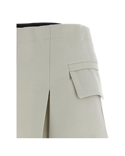 Sacai Multicolor 'Melton' Skort