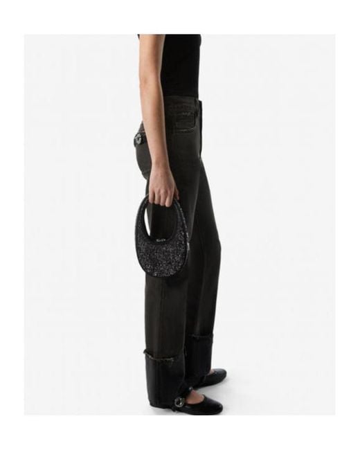 Coperni Black Turn Up-Hem Jeans