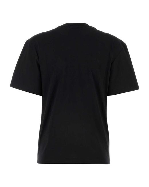 Chiara Ferragni Black Eyelike-Motif Cotton T-Shirt