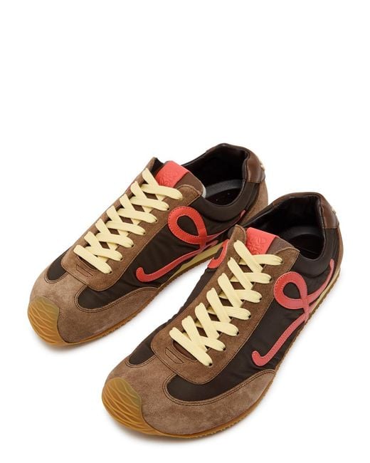Loewe Brown Ballet Runner 2.0 Panelled Nylon Sneakers for men
