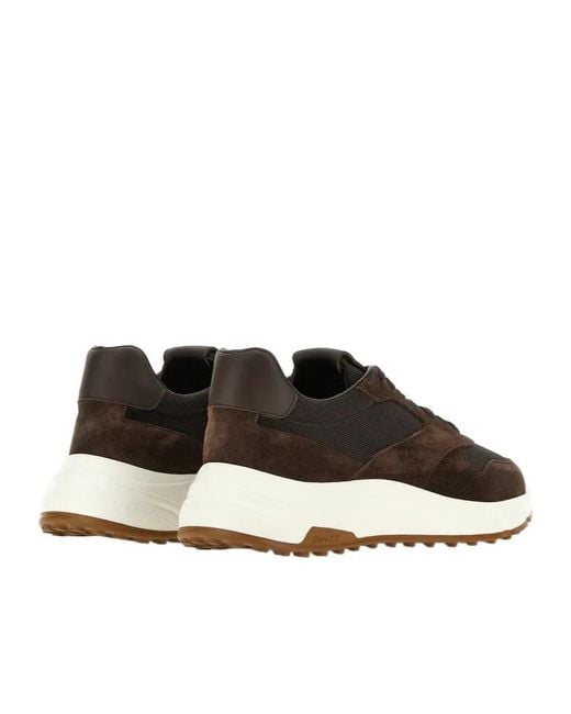 Hogan Brown Hyperlight Low-Top Sneakers for men
