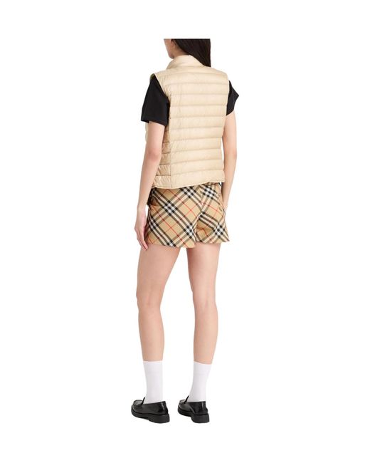 Burberry Natural Printed Shorts