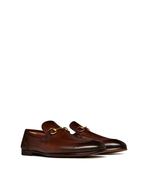 Gucci Brown Horsebit Loafers for men