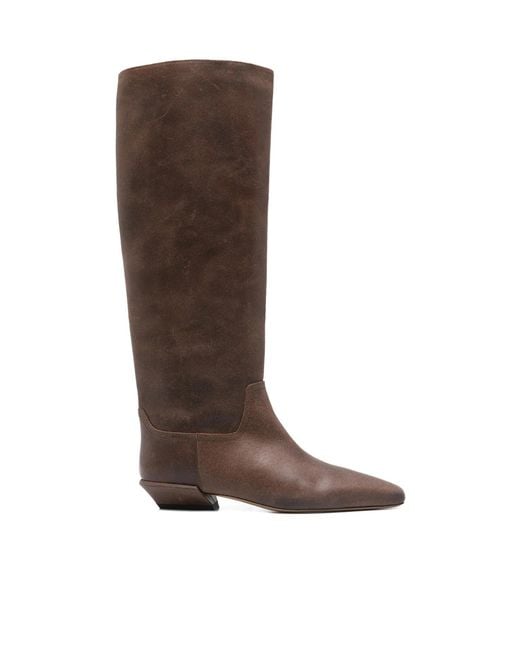 Paris Texas Brown Bettina Knee-High Boots