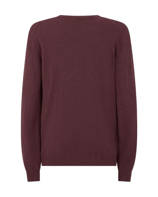 Roberto Collina Purple Crew Neck Knitted Sweater for men