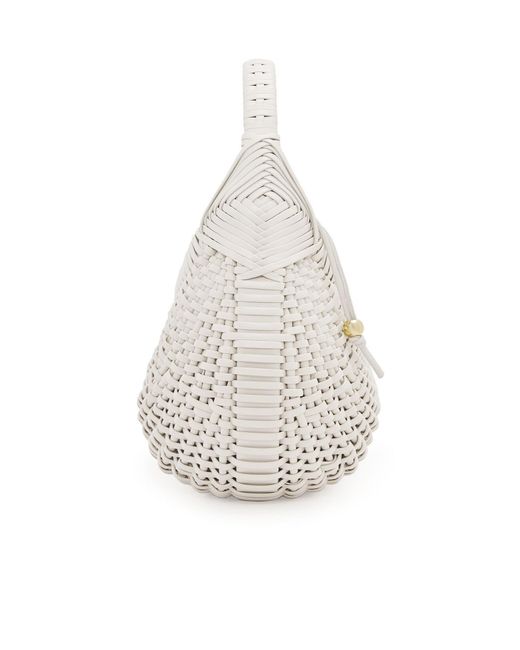 Loewe White Diamond Hobo Bag