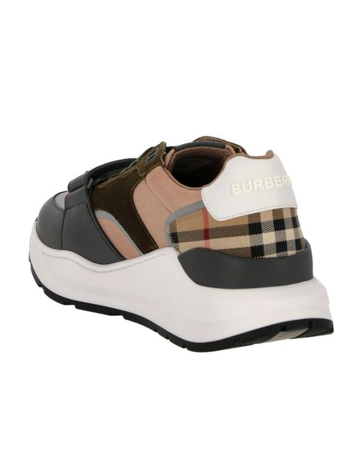 Burberry Multicolor Ramsey Panelled Sneakers for men