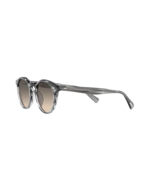 Oliver Peoples Metallic Cat's Eye Sunglasses for men