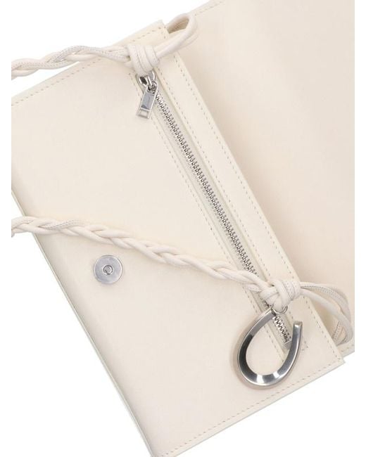 Jil Sander Natural Tangle Strap Wallet