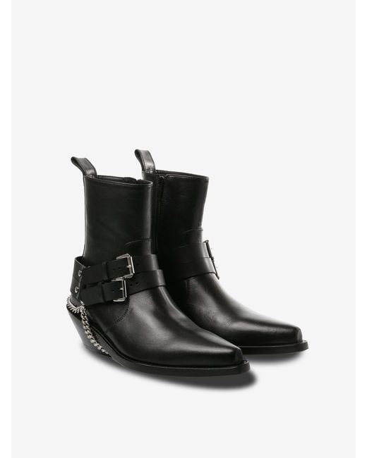 Ann Demeulemeester Black Kiril Ankle Boots