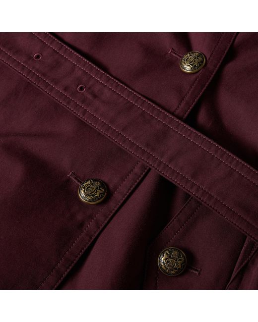 Burberry Purple Versatile Casual Coat