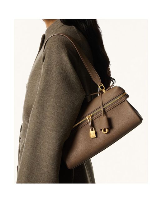 Loro Piana Brown Extra Softy Bag L29 Shoulder Bag
