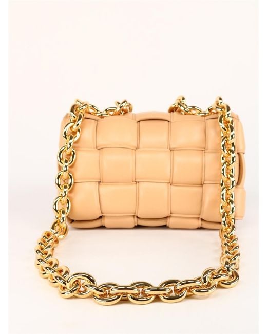 Bottega Veneta Natural The Chain Cassette Shoulder Bag