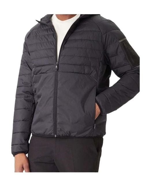 Boss Black Hooded Zip-Up Jacket for men