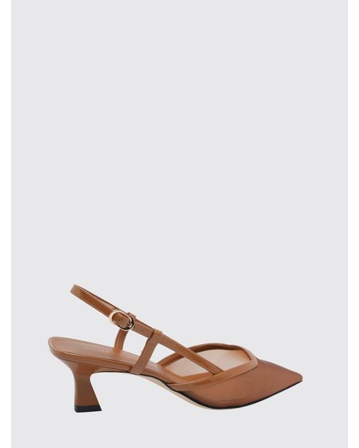 Stuart Weitzman Brown Open-Toe High-Heeled Sandals