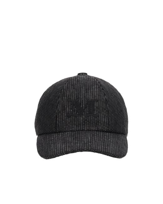 Max Mara Black Circense Initial Cap