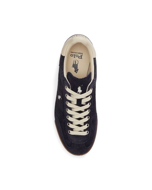 Polo Ralph Lauren Blue Lace-Up Casual Sneakers