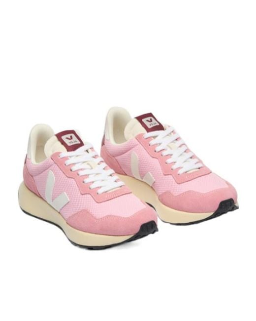 Veja Pink Paulistana Lace-Up Sneakers