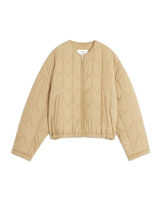 Maison Kitsuné Natural Maison Kitsuné Quilted Jacket