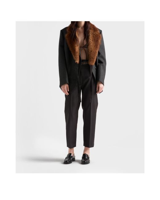 Prada Black Grisaille Pants