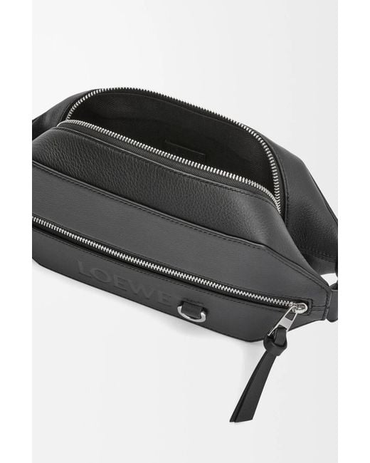 Loewe Black Convertible Chest Bag for men