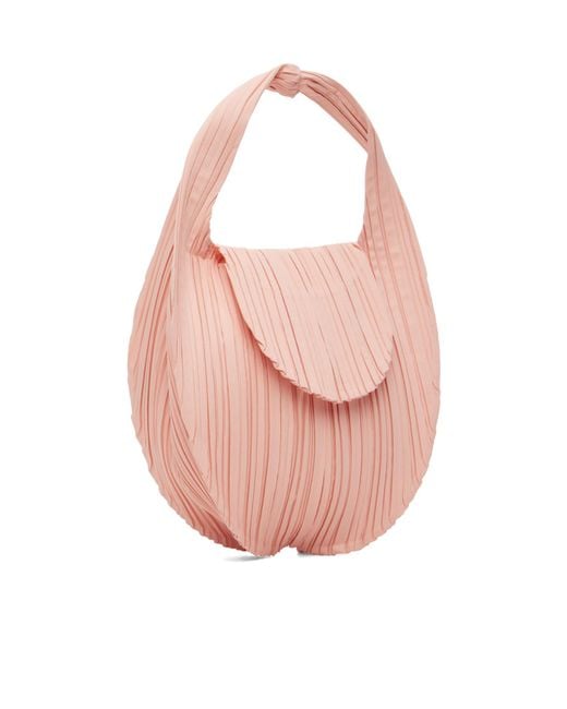 Pleats Please Issey Miyake Pink Pleated Tote Bag