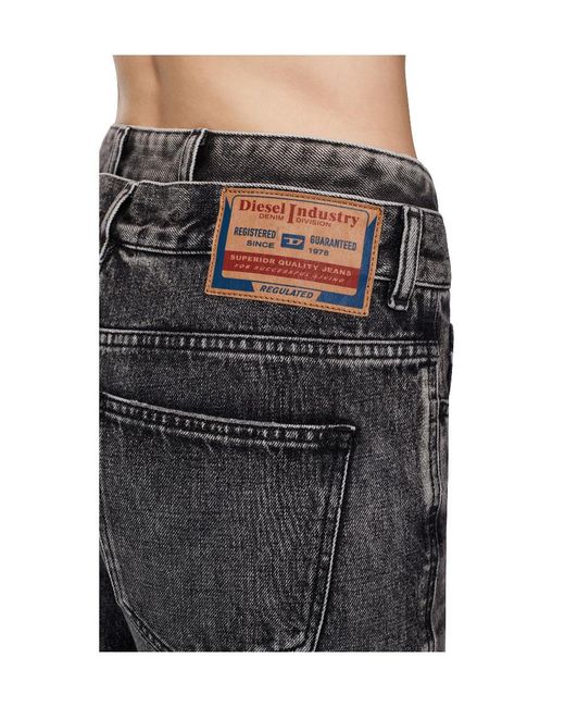 DIESEL Gray Relaxed Boyfriend Jeans