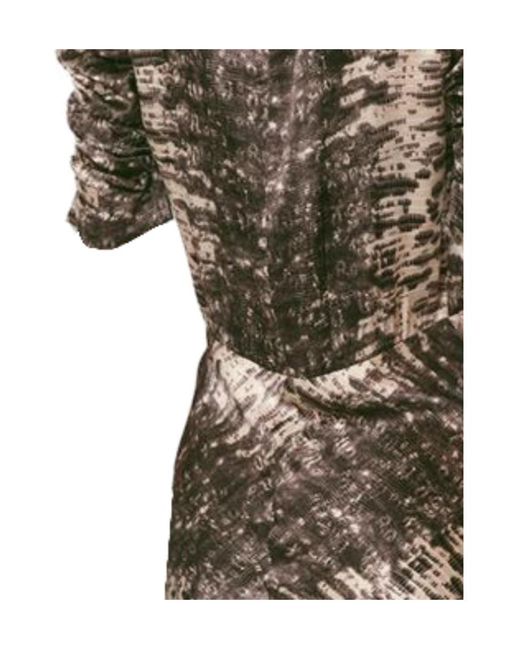 Isabel Marant Natural Lemila Silk Dress