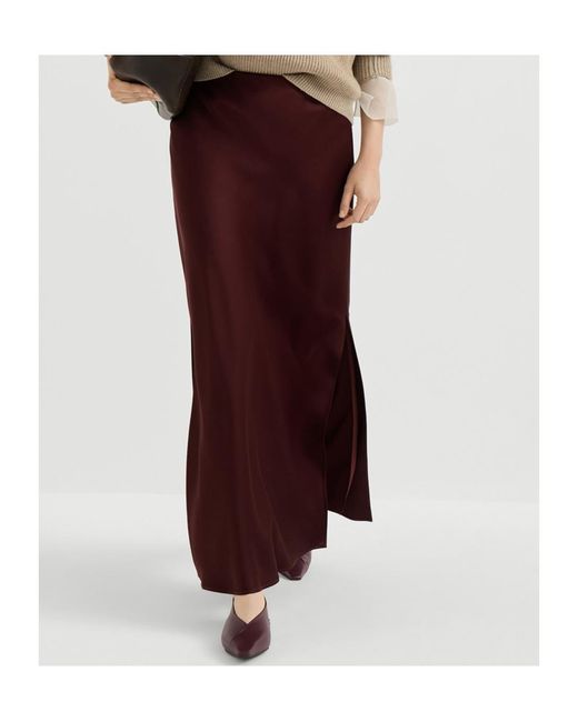 Brunello Cucinelli Purple Calfiskin Slingback Flats