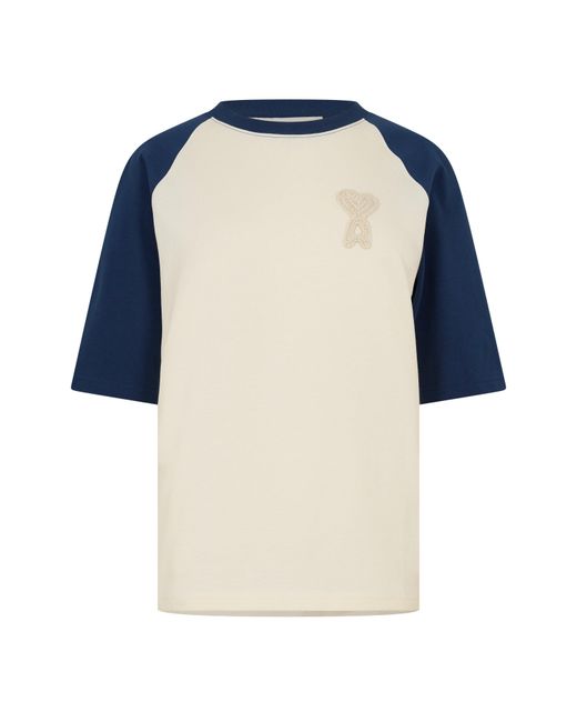 AMI Blue Oversized T-Shirt